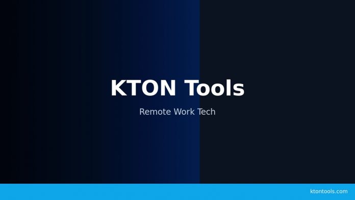 KTON Tools — Remote Work Tech