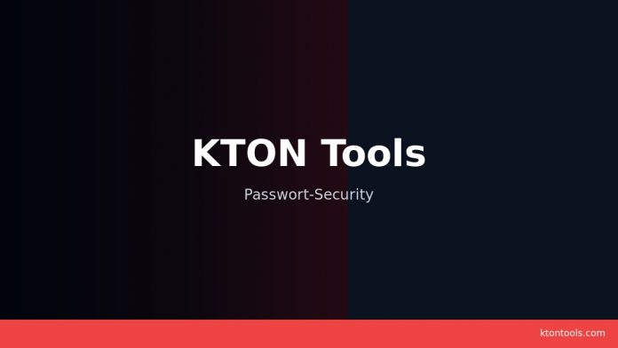 KTON Tools — Passwort-Security