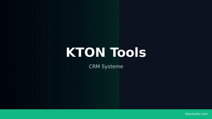 KTON Tools — CRM Systeme